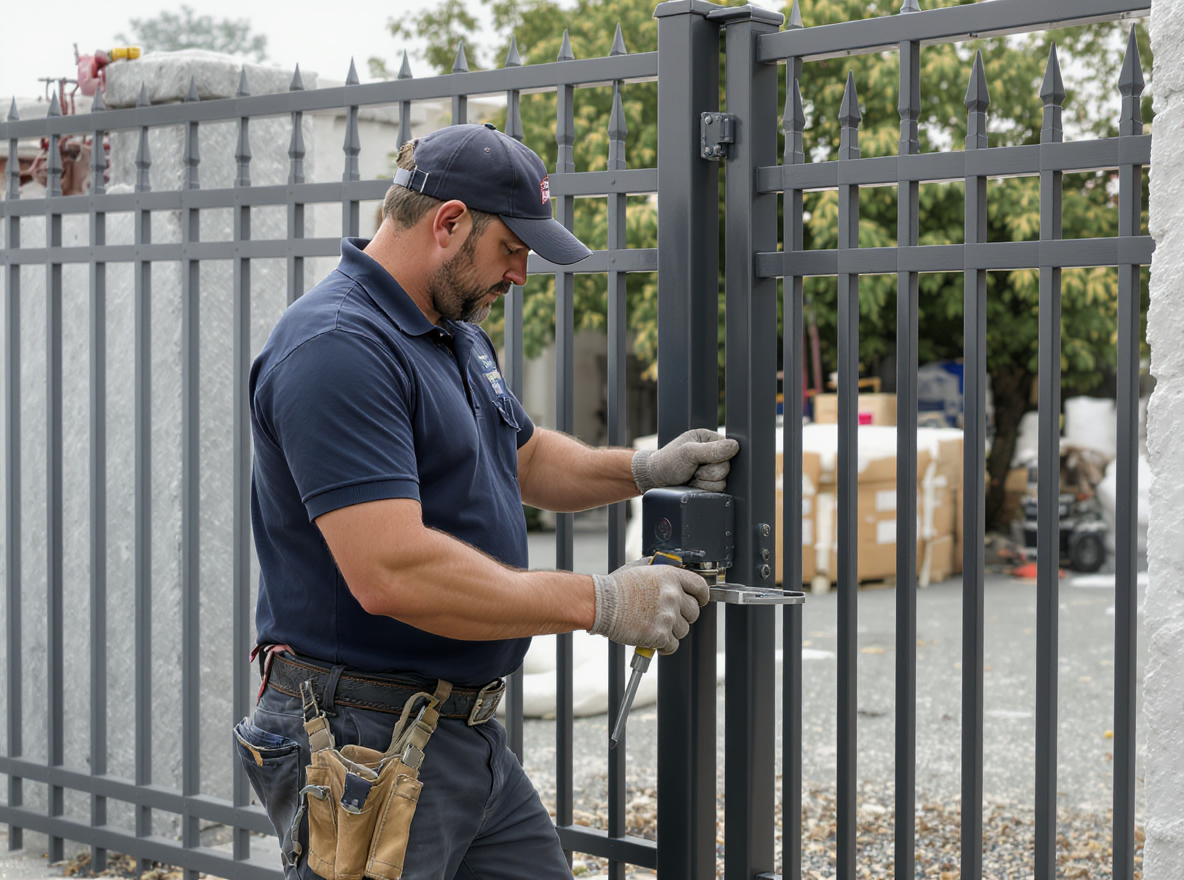 Electric Gate Opener Installation in Vernon