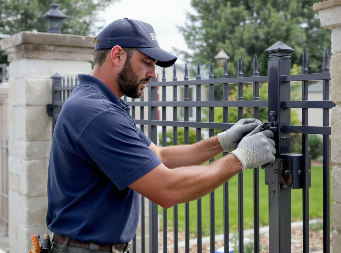 Residential Metal Gate Installation in Vernon