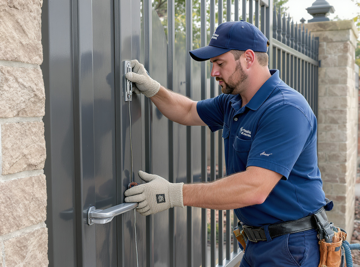 Aluminum Gate Installation in Vernon